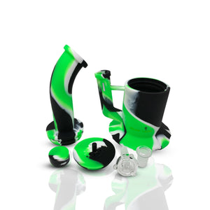 Platinum Cured Silicone Rig w/ Diamond Quartz Banger