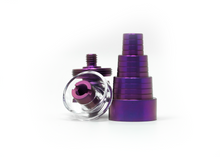 Medical Grade 2 Anodized Titanium Quartz Hybrid Nail