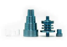 Medical Grade 2 Anodized Titanium Quartz Hybrid Nail