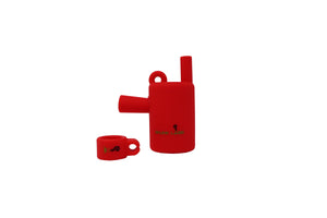 Platinum Cured Silicone Necklace Bubbler w/ Matching Ring